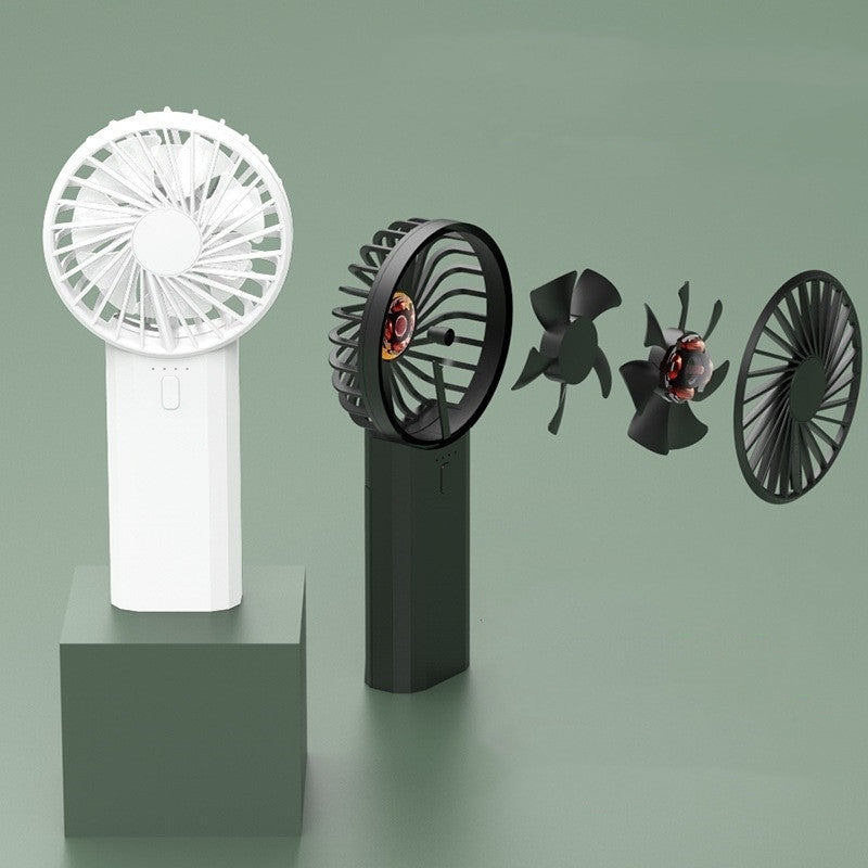 Multi-Function Portable USB Fan Handheld Double Blade