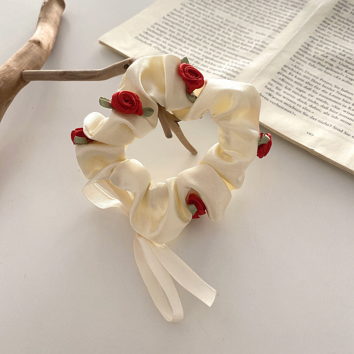 3D Rose Retro Hairband Fairy Style