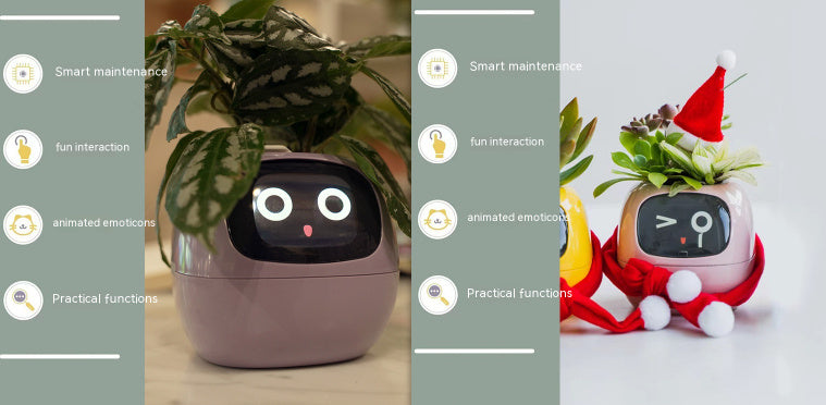 Smart AI Planter with Expressions and Sensors