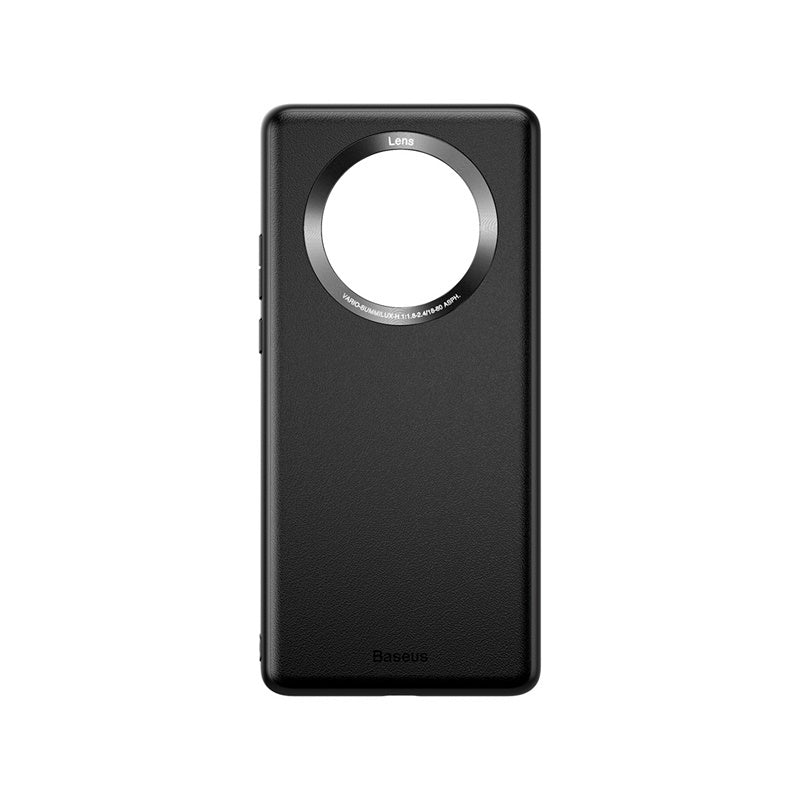 Alloy Plain Leather Case For Mate 40