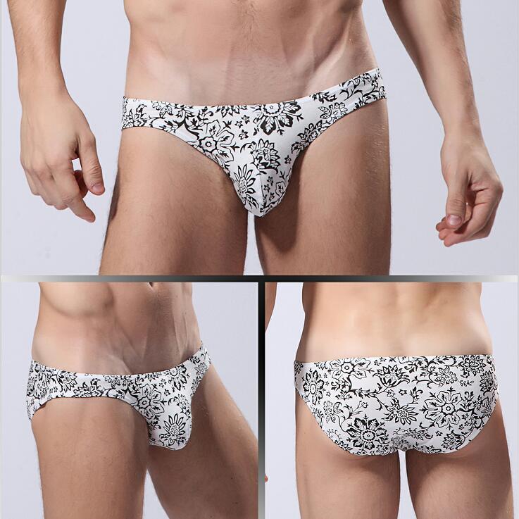 Men's Low Waist Cartoon Printing Panties