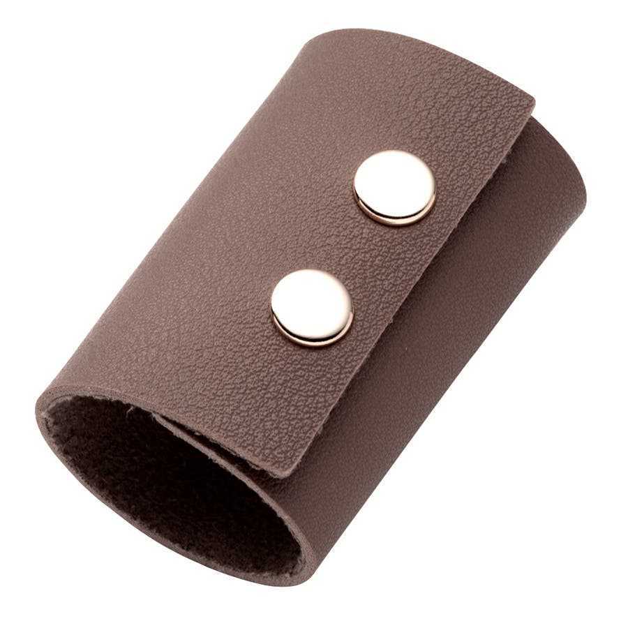 PU Leather Headband Ponytail Clip