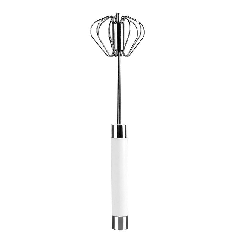 Semi-automatic Stainless Steel Egg Beater and Whisk