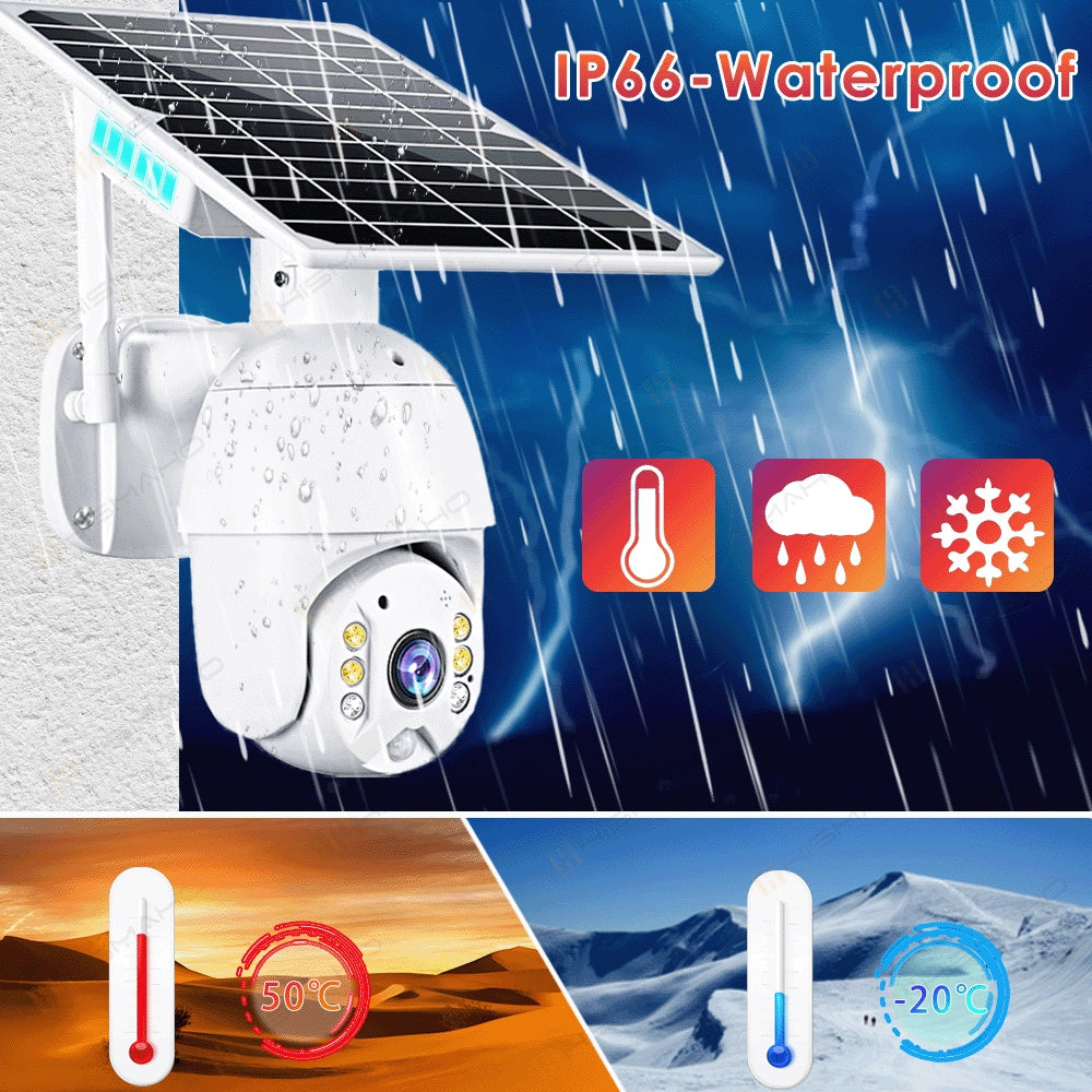 4G LTE Solar Wireless Security Camera