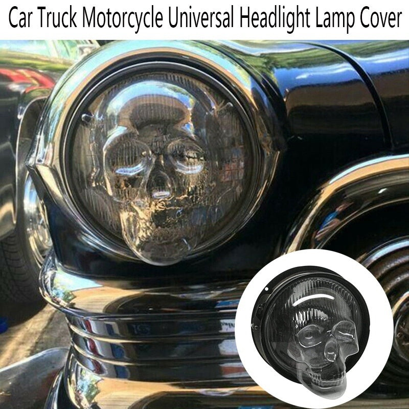 Universal Skull Headlight Cover for Car Truck Motorcycle