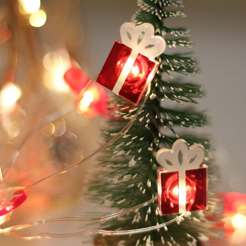 Christmas Bell Tree Elk Copper Wire Lamp