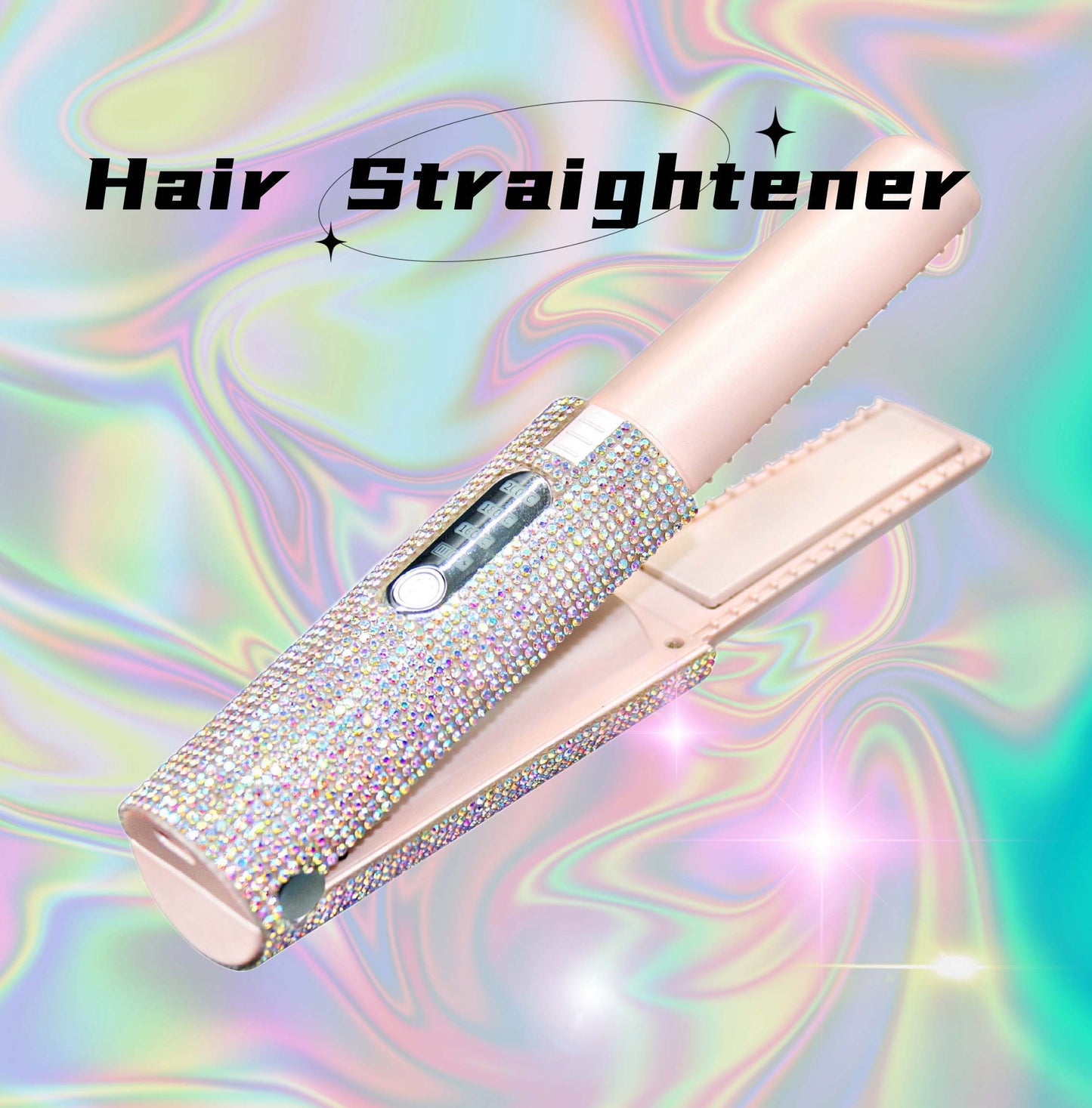 2-In-1 Electric USB Hair Straightening Brush Comb