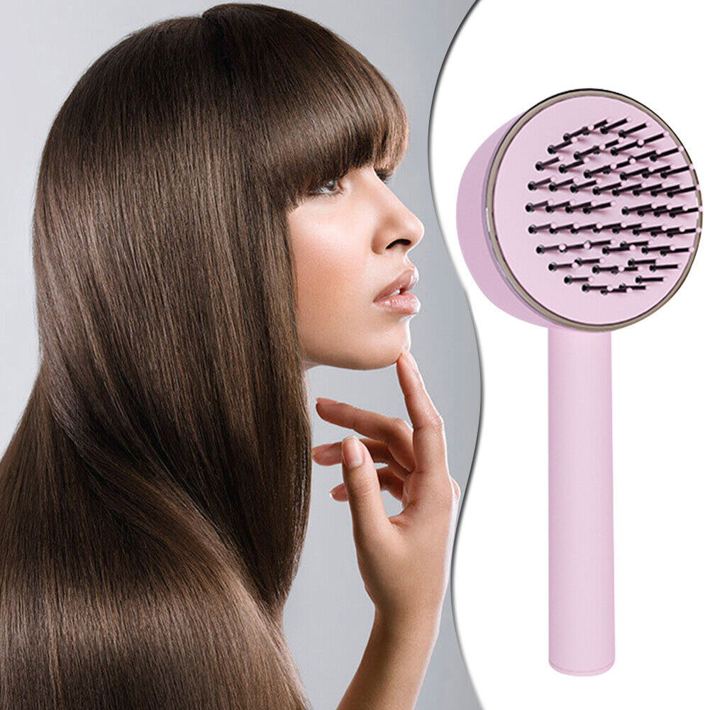 CN 3D Air Cushion Massager Brush: Retractable Bristles, Self-Cleaning, Anti-Static