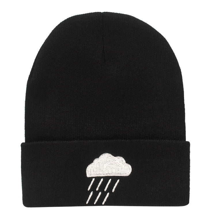Fashionmonger Hip Hop Woolen Embroidery Knitted Hat