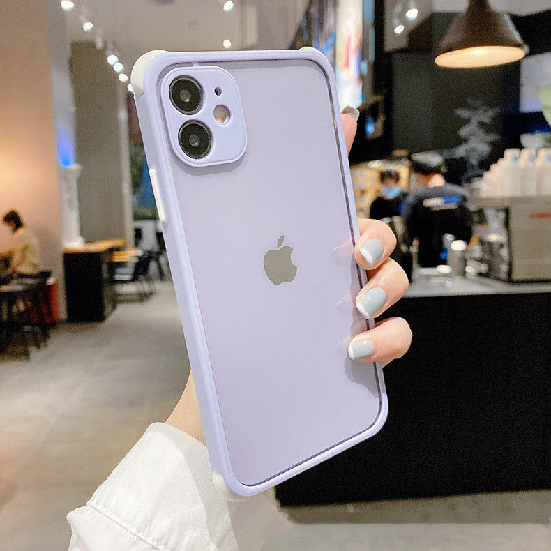 Fashion Mobile Phone Case Contrast Color Drop Resistance