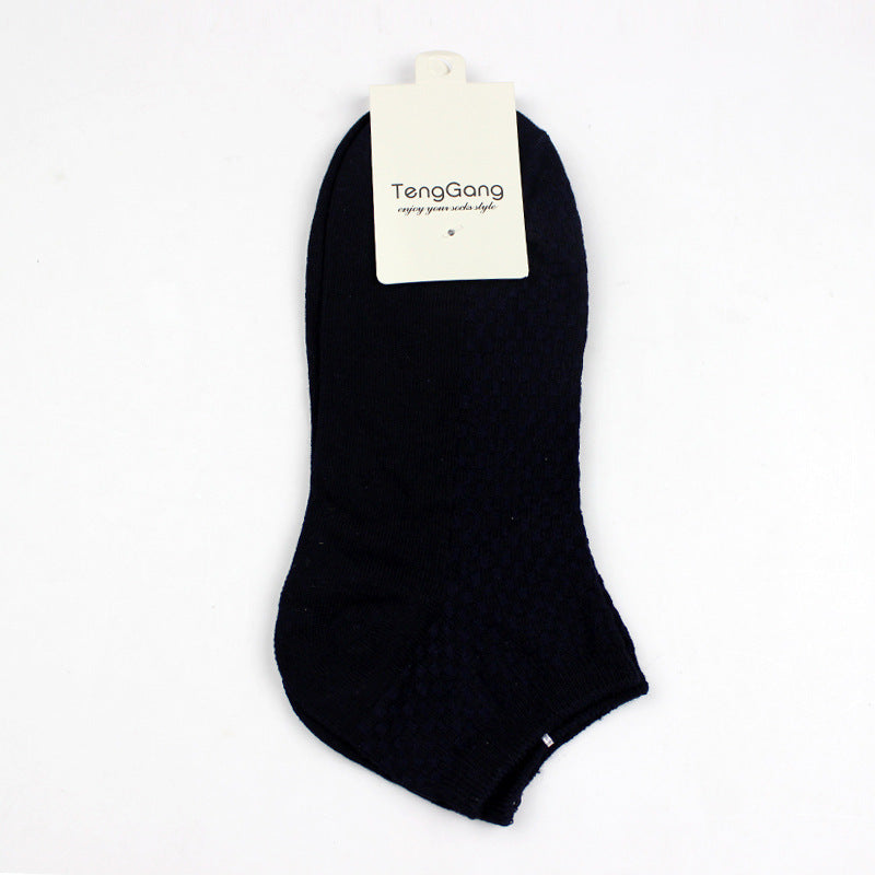 Bamboo Fiber Mens Low Cut Socks