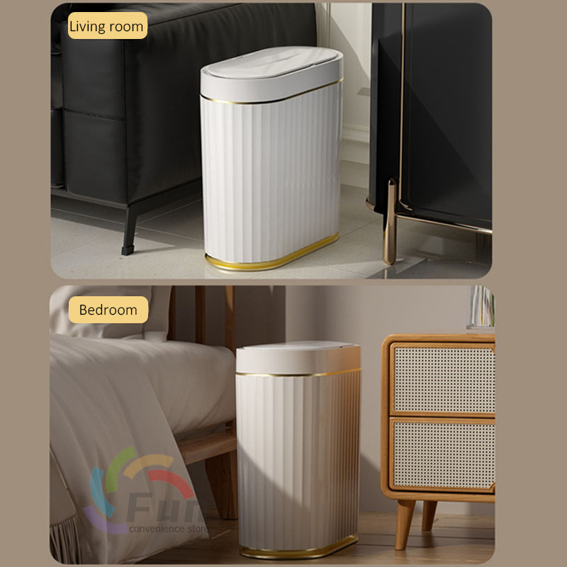Smart Trash Can with Lid Automatic Induction