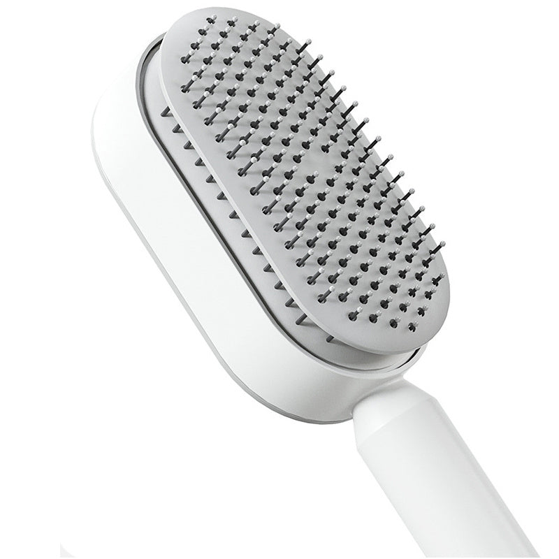 3D Air Cushion Massager Hairbrush with Self-Cleaning Feature