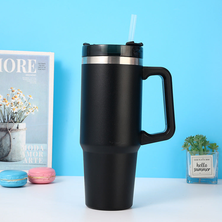 Personalized Stainless Steel Insulated Travel Mug with Handle
