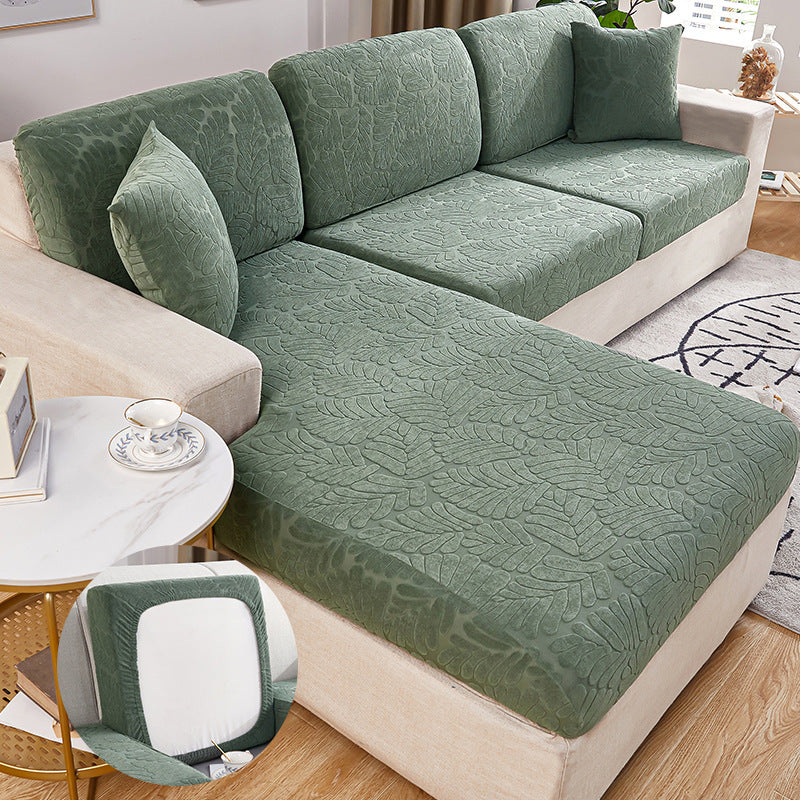 Solid Color Stretch Sofa Cover
