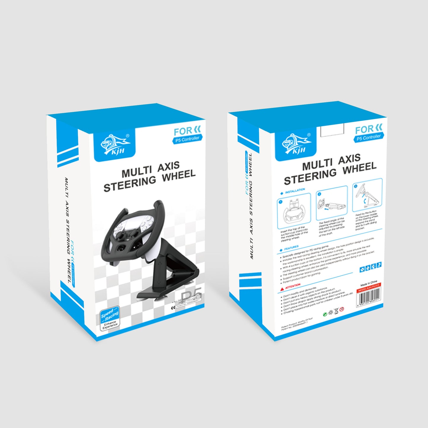 Gamepad Steering Wheel Bracket With Suction Cup