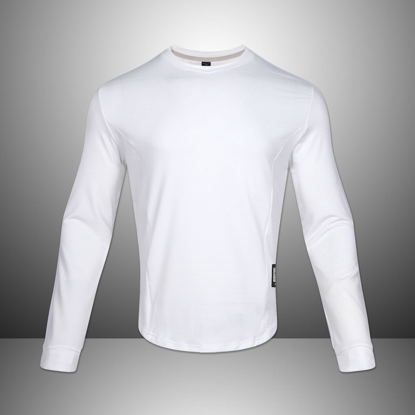 Outdoor Crew Neck T-shirt Sweater Loose Casual Quick-drying Sports Workout Long Sleeve