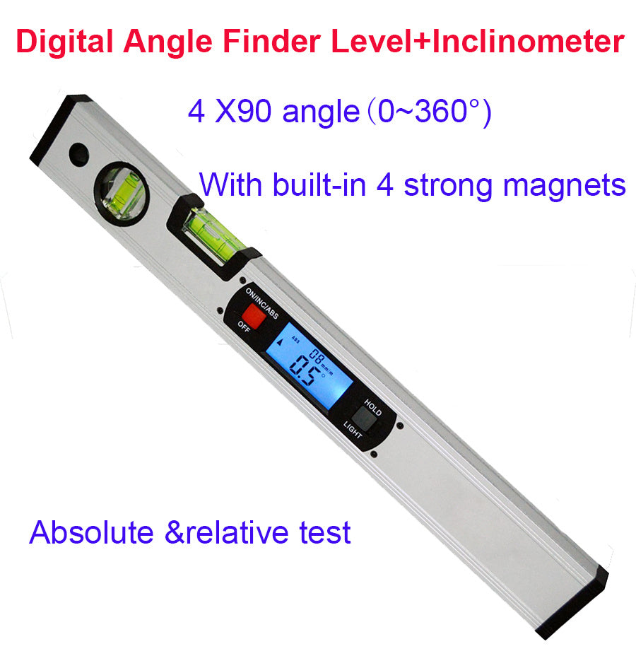 Digital Magnetic Angle Ruler Level Meter