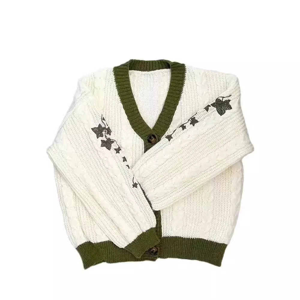 Women's Fashion Casual Woolen Cardigan Jacket