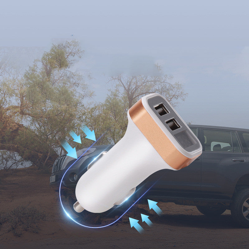 New Digital Display 2.1A Multi-function Car Charger