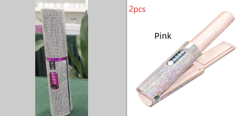 2-In-1 Electric USB Hair Straightening Brush Comb