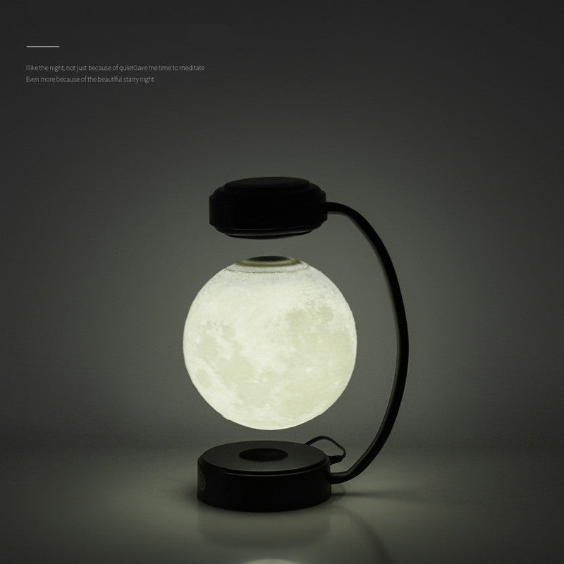 3D LED Moon Night Light Magnetic Floating Lamp Home Office Decoration