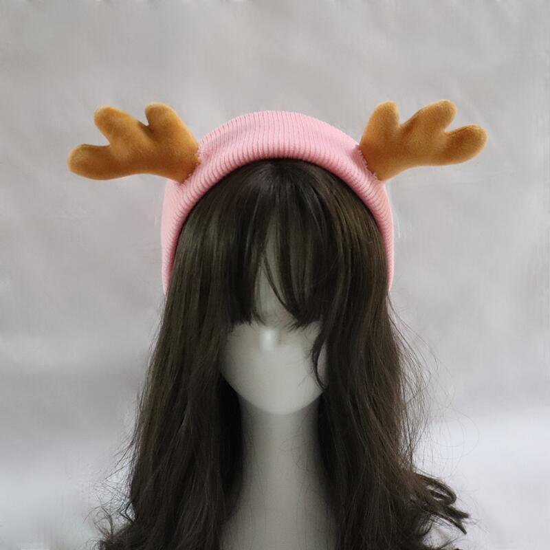 Autumn Winter Devil Horn Knitted Wool Cap