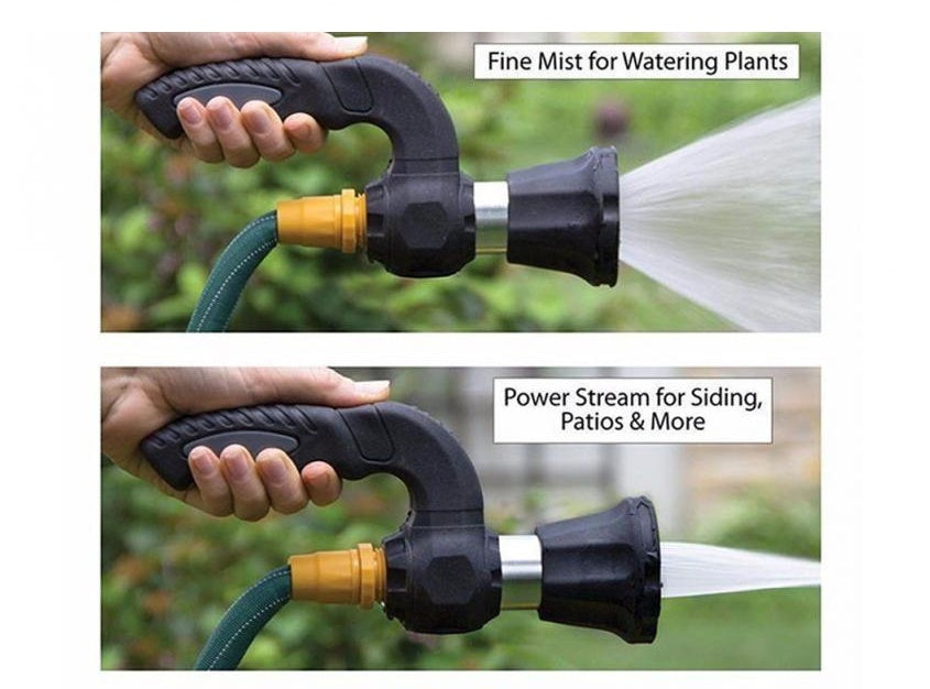 Mighty Power Hose Nozzle for Garden and Car Wash