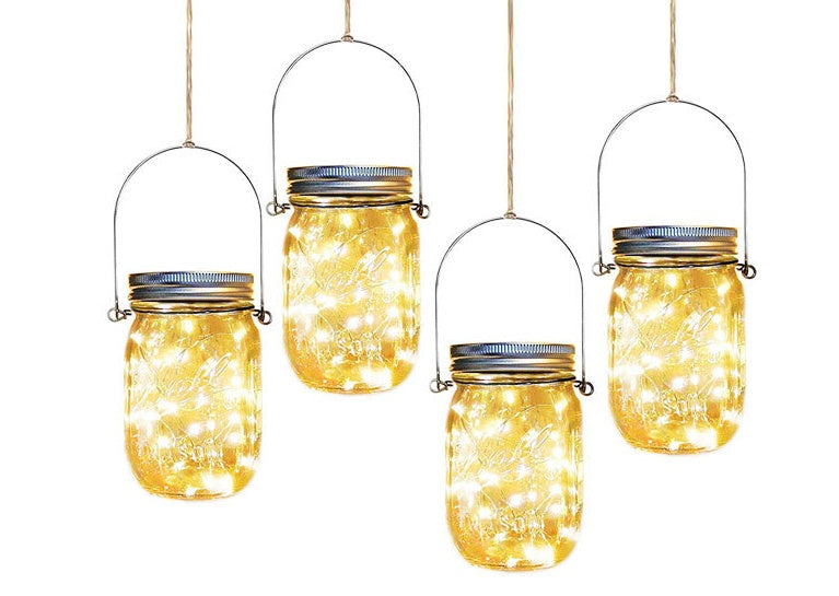 Solar Mason Jar Light Decoration Mason Jar Light Outdoor Hanging Light Mason Jar Light String