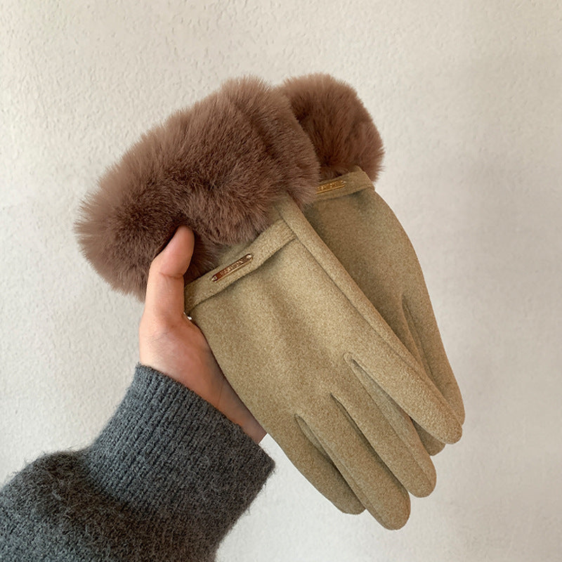 Winter Touch Screen Fleece-Lined Gloves