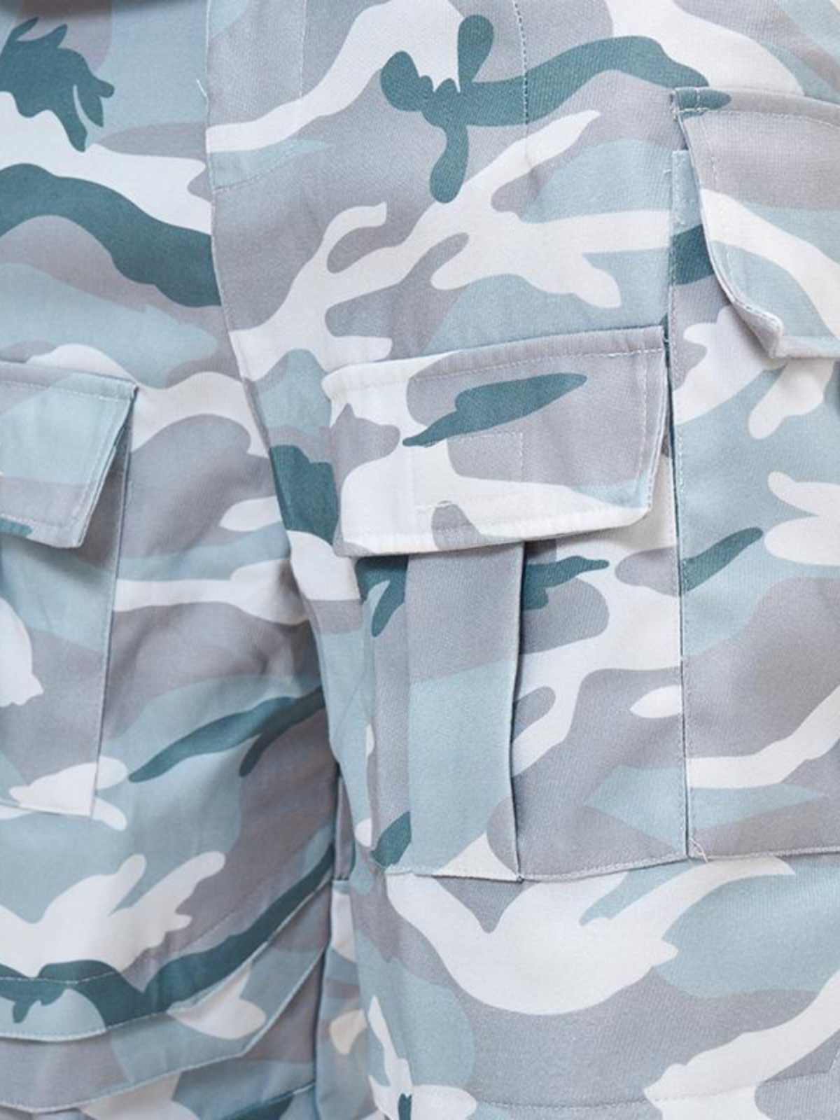 Camouflage Loose Wide Leg Paratrooper Pants Men