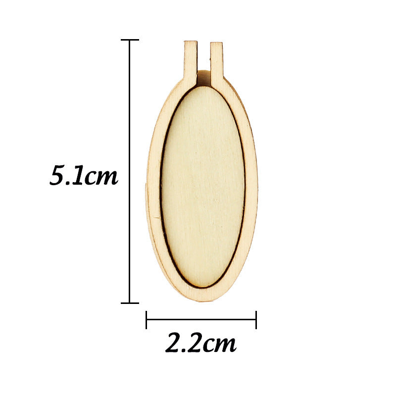 Wooden Mini Embroidery Frame Ornament