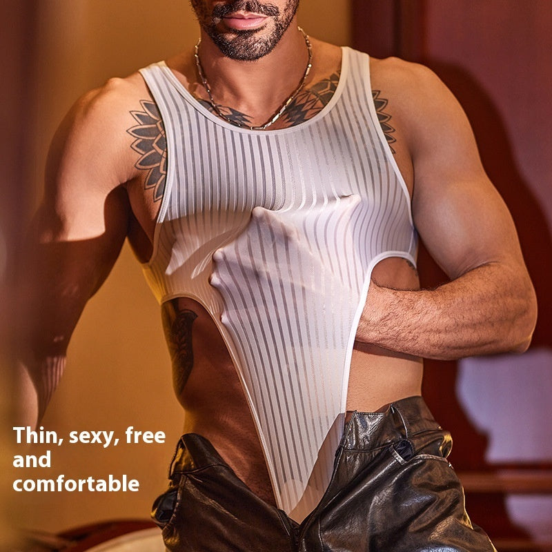 Men's Sleeveless Tight Top Breathable Body Shaping