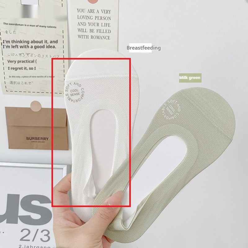 Three-dimensional Mesh Breathable Invisible Boat Socks