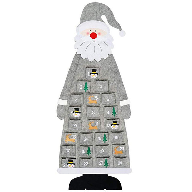 Felt Christmas Tree Calendar Pendant