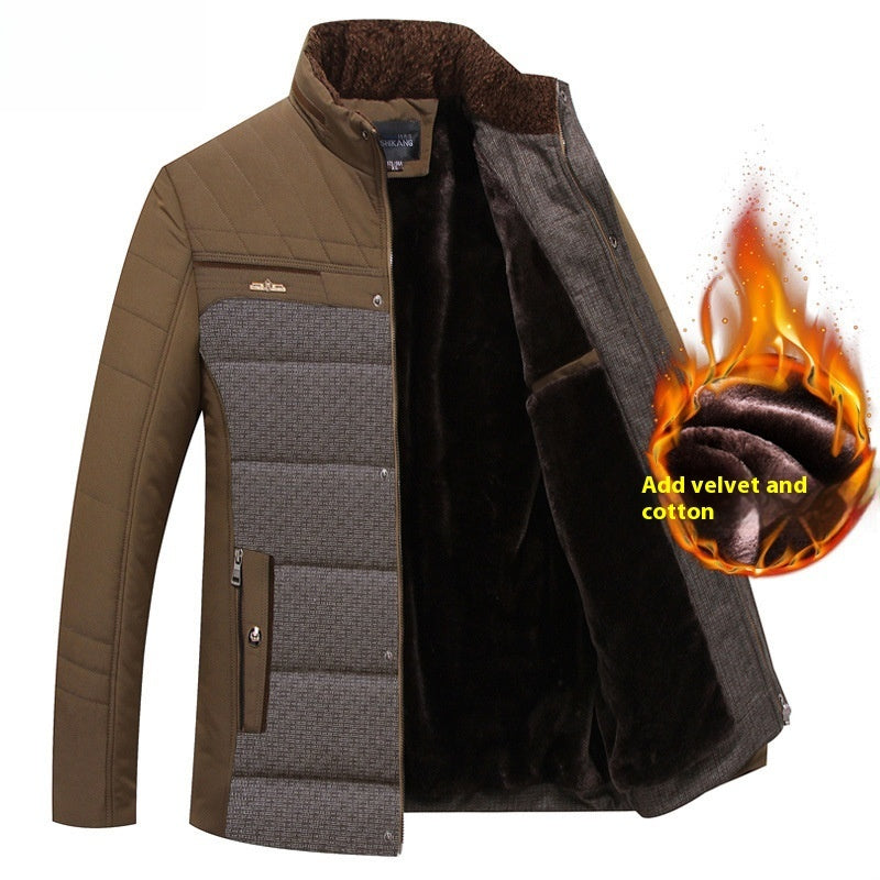 Middle-aged Cotton-padded Clothes