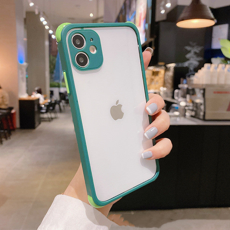Fashion Mobile Phone Case Contrast Color Drop Resistance