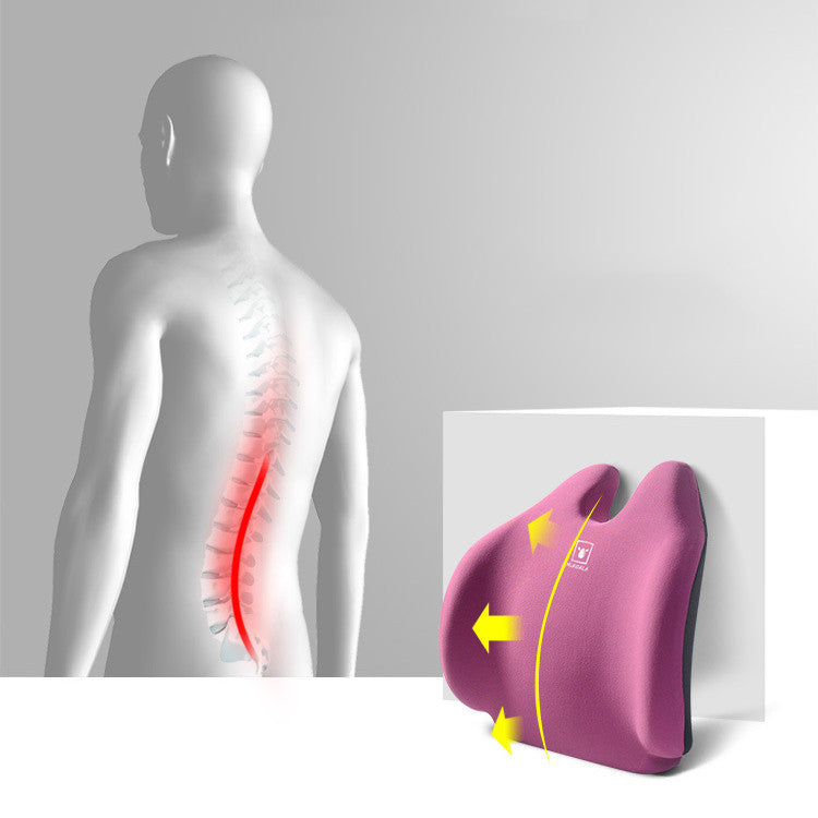 Car Waist Lumbar Cushion Office Backrest