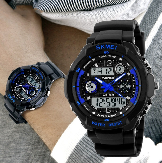 Waterproof Sports Electronic Student Watch