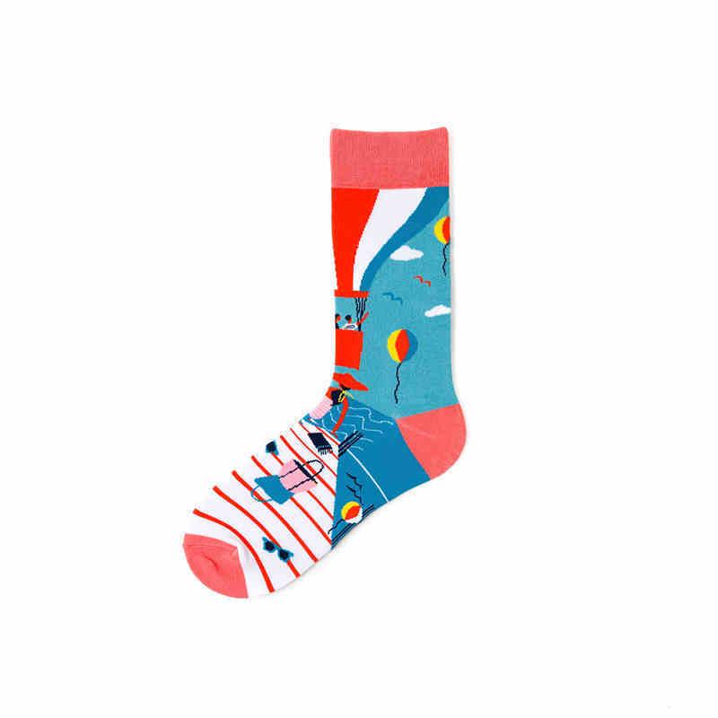Pure Cotton Street Hip-hop Sports Long Socks