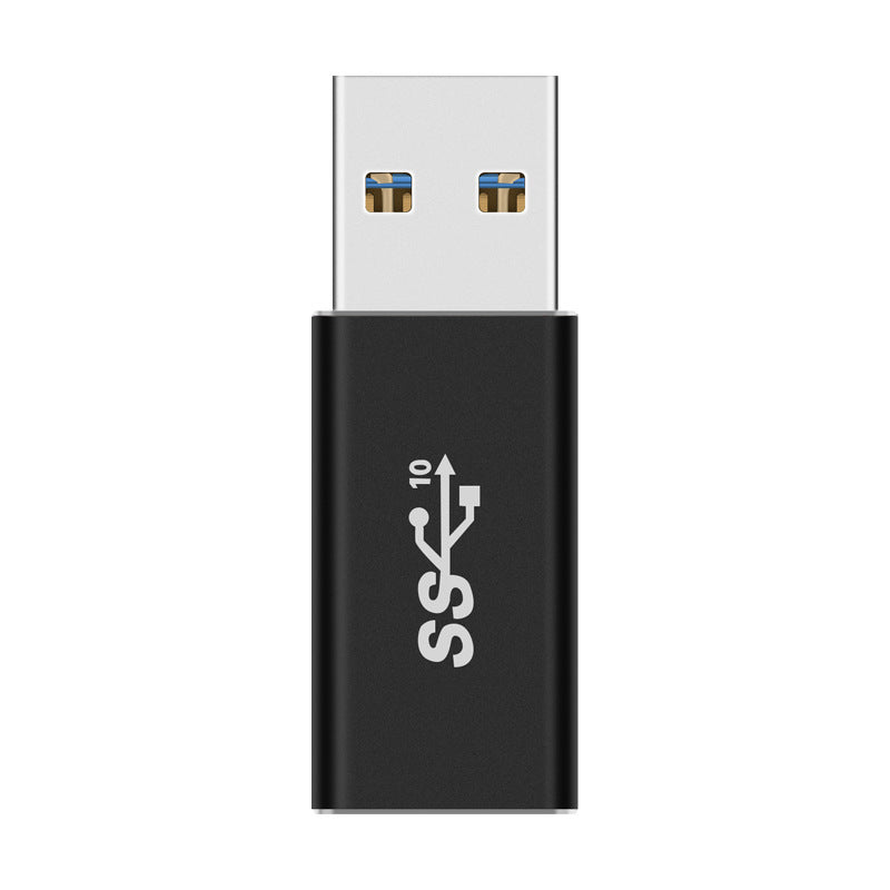USB Male to USB C Female Double Sided Adapter