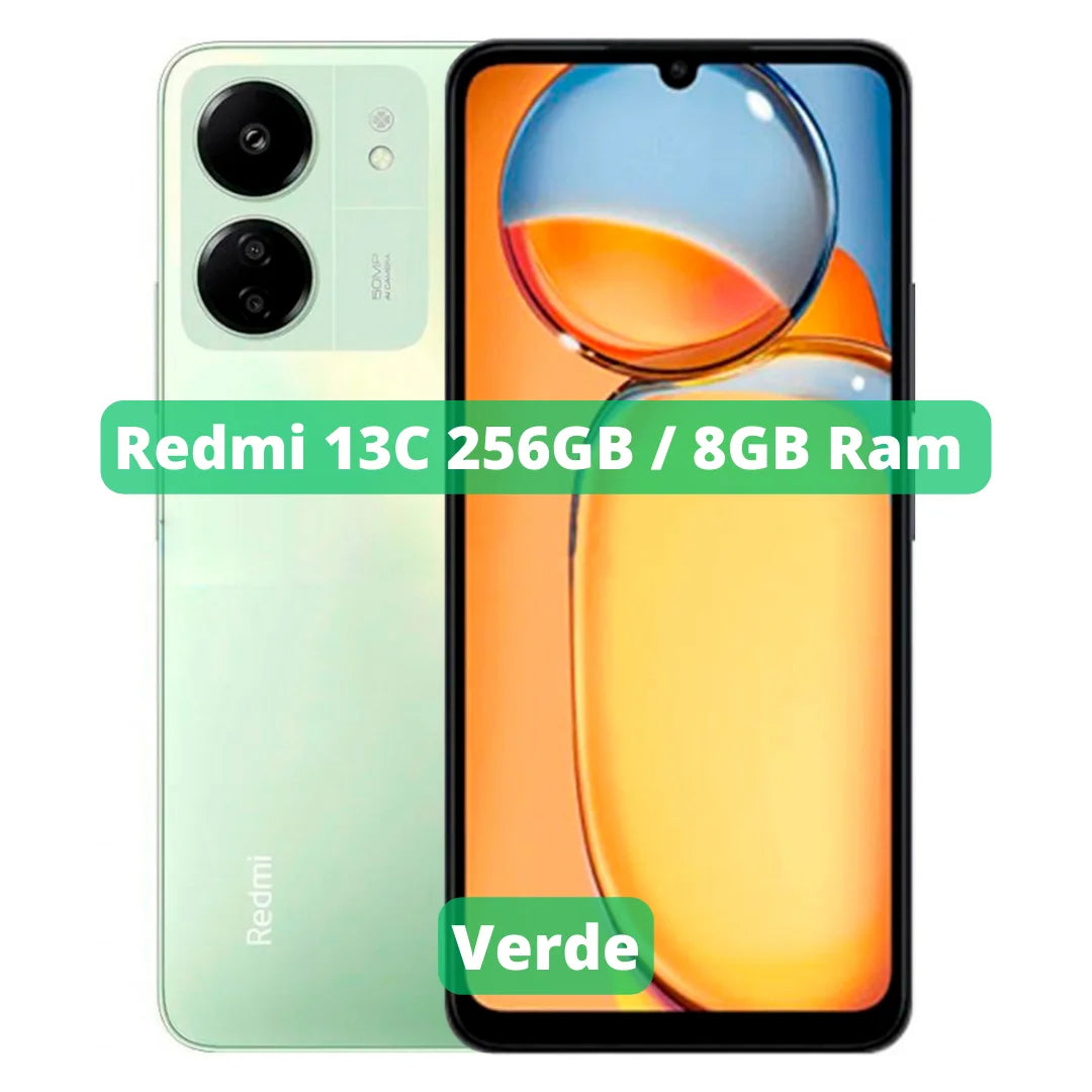 Xiaomi Redmi 13C Versão Global | Smartphone 4G , ROM Global , Câmera 50MP , Carregador 18W