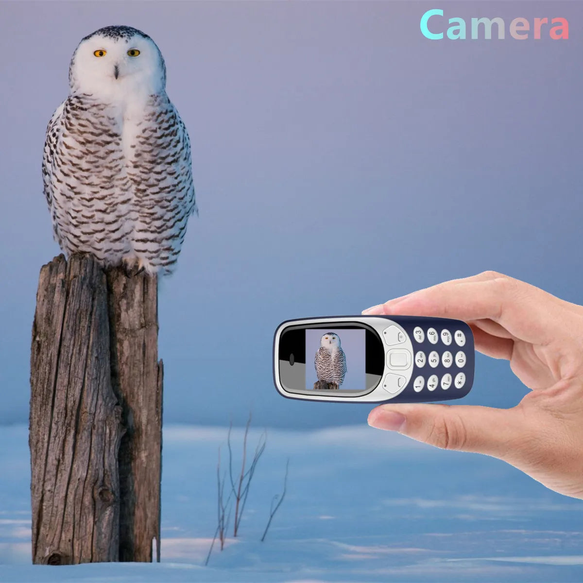 SERVO Q3308 PRO 3 SIM Card 3 Standby Mini Mobile Phone Bluetooth Dial Speed Dial Magic Voice FM Radio Call Recording Cellphone