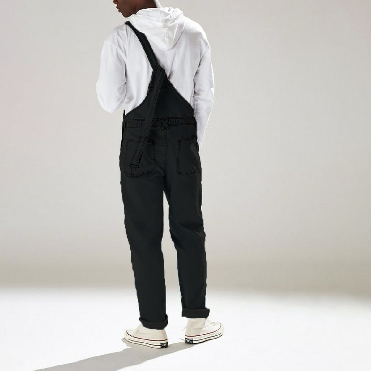 Suspender High Waist Men's Jeans