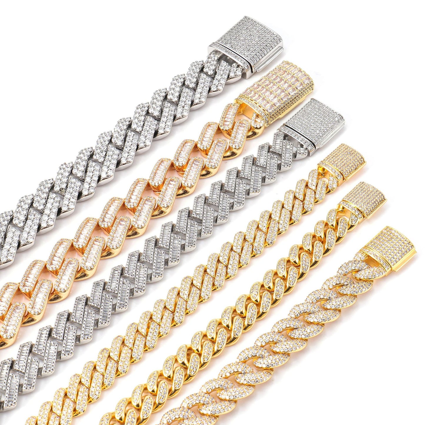 Silver Cuban Link Hip Hop Bracelet