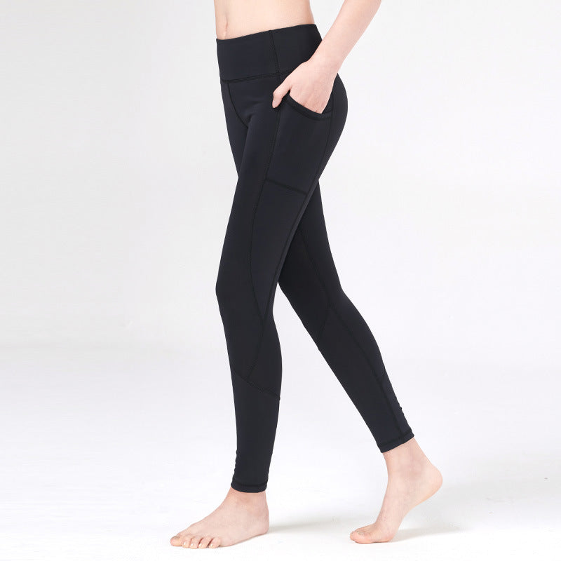 Pocket Ankle-length Pants Running Fitness Sports Yoga Pants