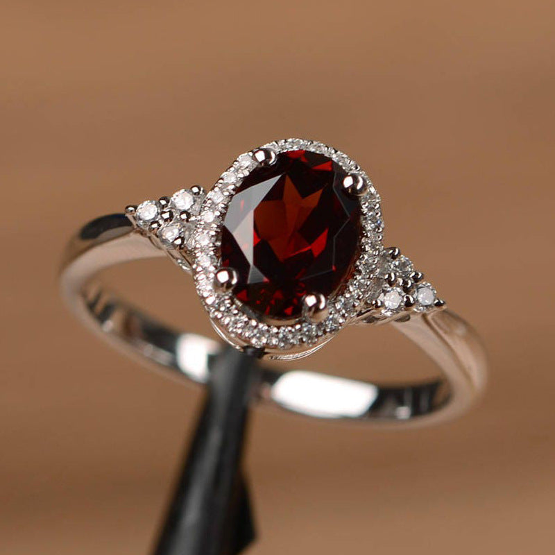 Fashion Geometry Pattern Ring For Women Wedding
