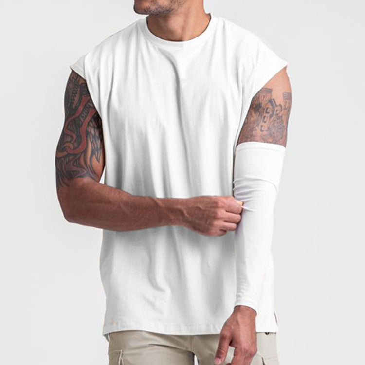 Fitness Waistcoat Loose Plus Size Cotton Vest
