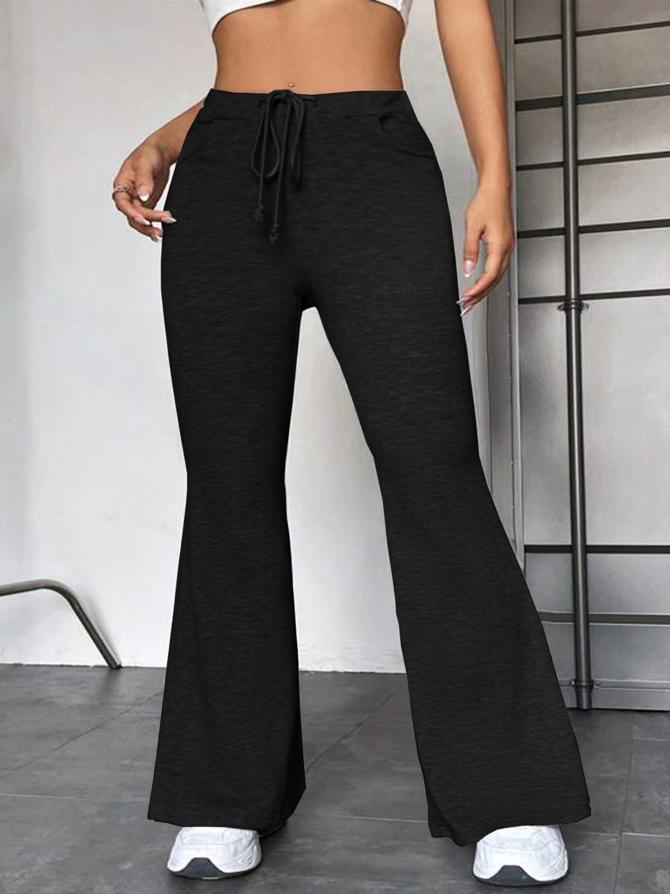Stitched Flared Yoga Pants