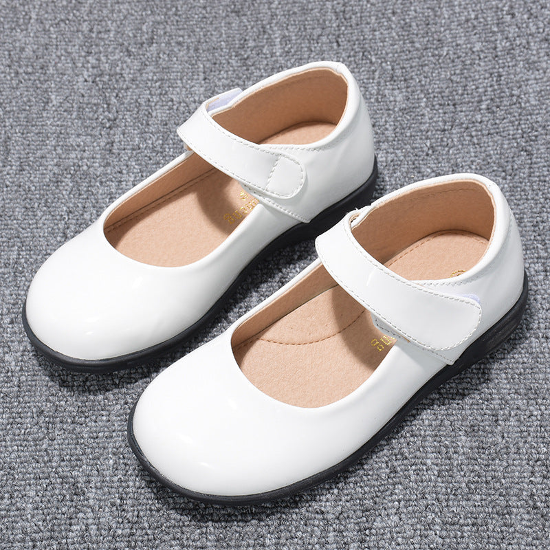 Girls' Spring And Autumn Princess Dancing Leather Shoes